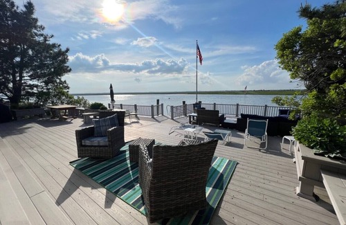 Stone Harbor House | BAYFRONT BEAUTY! Spectacular sunset & wetland views, a boatslip, jetski dock, private, tranquil location