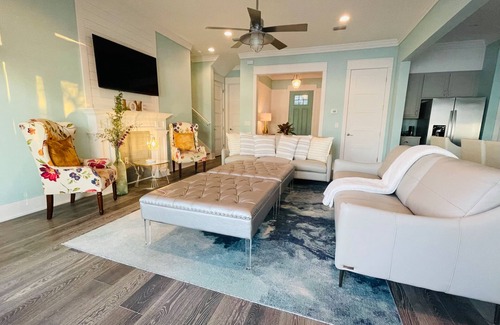 Navarre House | Bayfront home with private pier, boat moorage, patio, & amazing water views