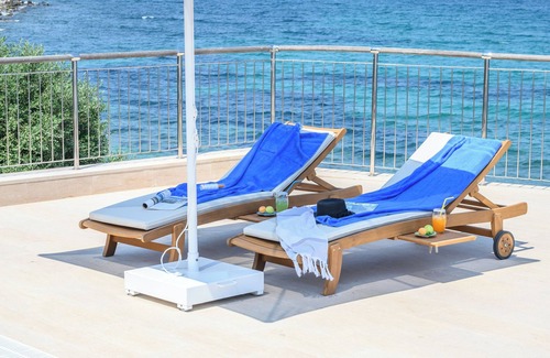 Bodrum Villa | BD-414 4 Bedroom Seafront Detached Holiday House with Private Pool and Garden