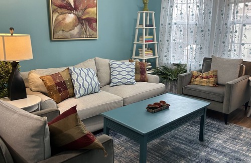 McGinley Square Apartment | Be in NYC under 20 minutes--One Bedroom with Patio in residential neighborhood
