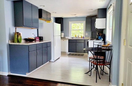 Riverside Cottage | Beach Bliss, Pet Friendly Retreat, With Hot Tub Near Lake MI