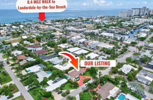 Lauderdale-by-the-Sea House | Beach Duplex - 3br 5ba Manor with Heated Pool