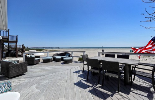 Devon House | Beach front home with deck, balcony and private beach!