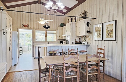 Litchfield by the Sea House | Beach House Across from Beach Access, Screened Porch, Sun Room, Dog Friendly