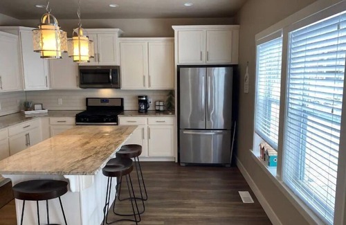 South Haven House | Beach inspired vacation home with new pool, hot tub & pool house for our guests!