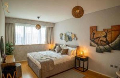 Al Raha Beach Apartment | Beach Plaza Nest 1BR - Cozy Stay with Beach Access at Al Muneera, Al Raha
