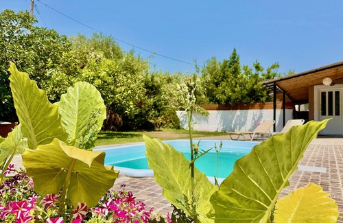 Ipsos Villa | Beach Villa Night Flower with private pool