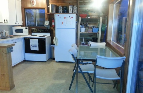 Langley Cabin | Beachfront cabin, no bank waterfront close to Langley-eagles & whales