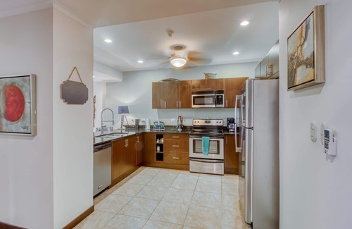 Barrio Los Villalobos Apartment | Beachfront Condo with Resort Pools and Gardens, and Ocean-View Balcony