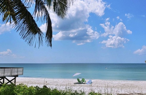 Placida House | BEACHFRONT Cottage on Gulf-Little Gasparilla Island, Florida-Dock-Pet friendly!