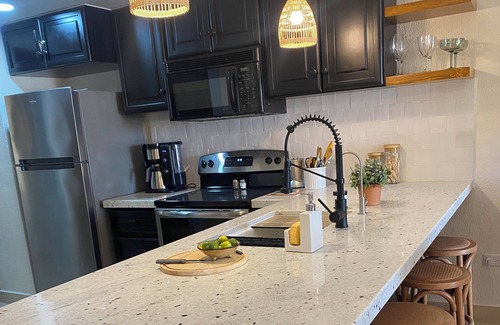 Centro Condo | Beachfront Ground Floor Condo A108 Princesa Resort - Newly Remodeled