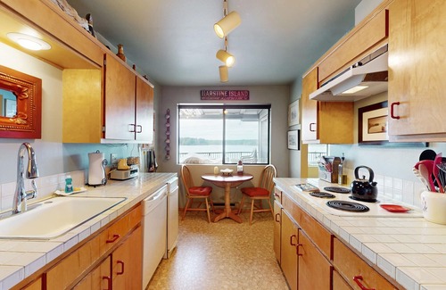 Olympia House | Beachfront Home with Hot Tub, Private Beach & Gear, Kayak, Fireplace & Fire Pit