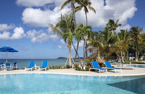 Flag Hill Resort | Beachfront LimeTree Resort 1-Bedroom Suite + Amenities