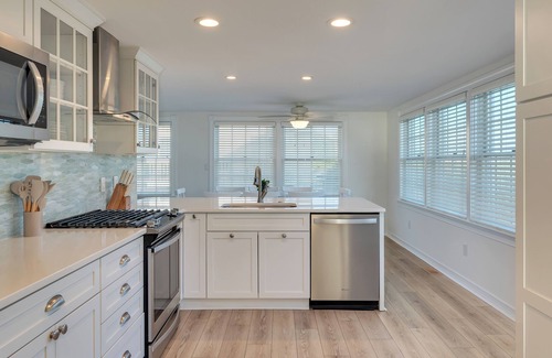 Town Bank House | Beachfront Luxury Spacious Cape May Waterfront Home steps to the Beach!