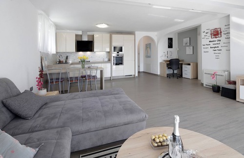 Kostrena Apartment | Beachfront Luxury Apartment , salty water heated pool