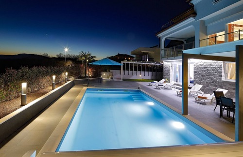 Kostrena Apartment | Beachfront Luxury Apartment , salty water heated pool