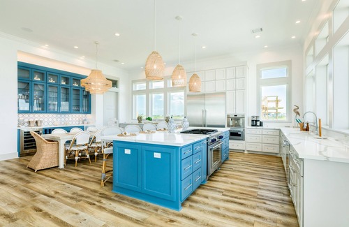 Galveston House | Beachfront Luxury w/Hot Tub on Deck, Spacious Private Interior