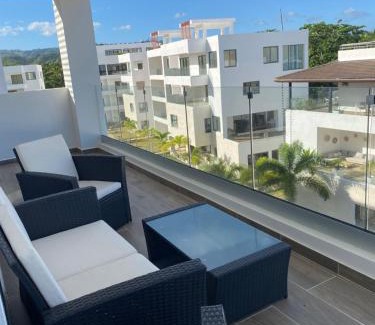 Las Terrenas Apartment | Beachfront penthouse - Amar'e Aparthotel & Spa