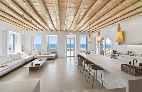 Batsi Villa | Beachfront Villa Gaia w/Μajestic Sunset Views