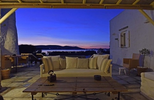 Pounta Villa | Beachfront villa with stunning sea view .