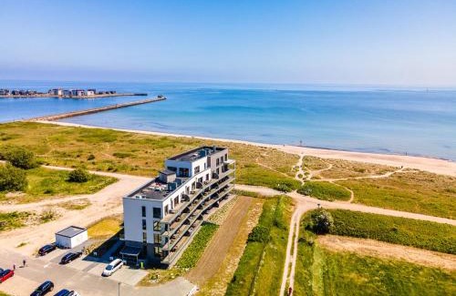 Olpenitz Apartment | BeachLoungeThree- 1 OG, Meerblick, Balkon, Kamin, Sauna