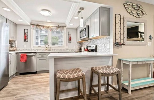 Ocean Drive Cottage | Beachside Cottage with Private Patio - Steps to Beach & Main Street