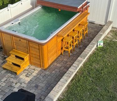 Marineland Acres House | Beachside Home Heated Swim Spa Fenced Yard