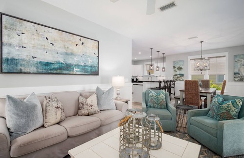 Laurel Grove House | "Beachy Green" 2 Golf Carts, Beach, Pool, Sandestin, On Golf Course