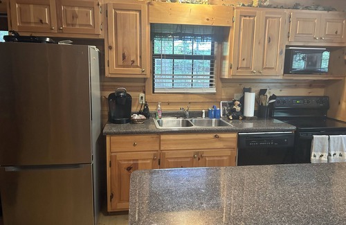 Blairsville Cabin | Bear-A-Dise- A beautiful mountain cabin-sleeps 12, hot tub, game room & firepit.