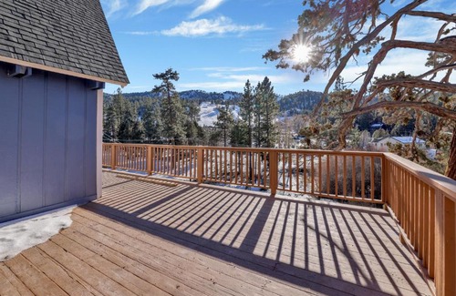 Moonridge Ski Chalet | Bear Mountain Views by Big Bear Vacations Walk to Ski Lift Chalet with Foosball & Views