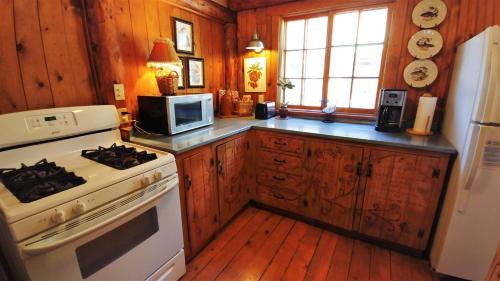 Red River House | Bear Run - Walk to Main Street - Rustic Cabin - WiFi - Washer - Dryer - Wood Burning Fireplace - Secluded Setting