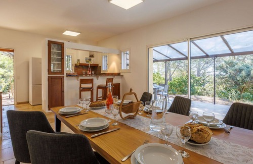 Saint-Hilaire-d'Ozilhan House | Beautiful private villa with WIFI, A/C, private pool, hot tub, TV, patio, panoramic view and par.