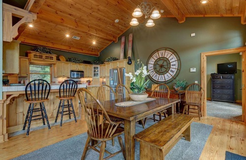 Cullowhee House | Beautiful 2 Story Lake Home with Dock on Lake Glenville!