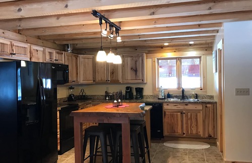 Wells Cabin | Beautiful Adk. Log Cabin Sleeps 8-13, Private Beach Access, Great for Lg.Family
