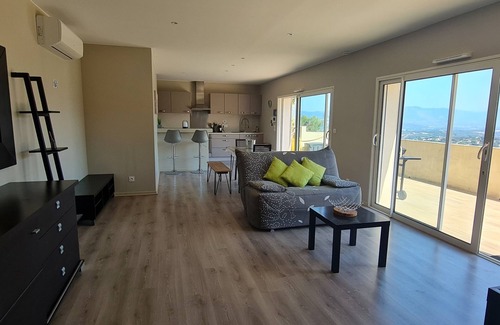 Grosseto-Prugna Villa | Beautiful air-conditioned villa, 70m² + 48m² terrace with sea view + WiFi