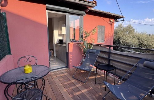 Falicon Apartment | Beautiful air-conditioned 2-room apartment 33 m2 with terrace