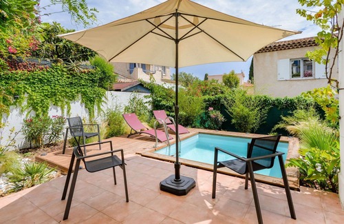 Cros-de-Cagnes Apartment | Beautiful apartment for 2 people with pool, WIFI, TV, patio and parking