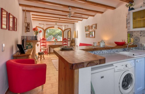 Jesus Pobre Apartment | Beautiful apartment for 3 guests with pool, WIFI, TV, terrace and parking