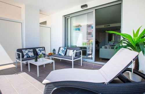 Torrox Costa Apartment | Beautiful apartment for 4 guests with pool, A/C, WIFI, TV, patio, pets allowed and parking