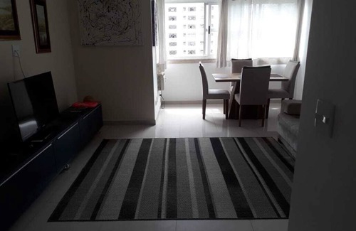 Gonzaga Apartment | Beautiful city of Santos 505