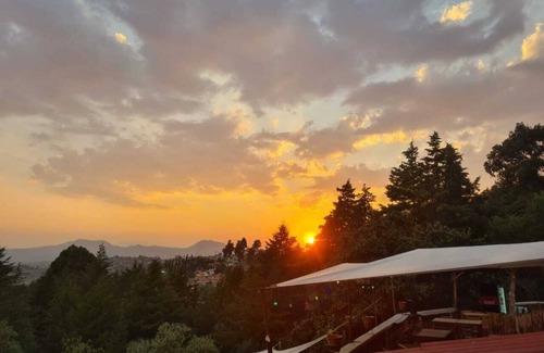 Jiquipilco RV Rental | beautiful glamping in the middle of the forest with double bed
