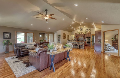 Rapid City House | Beautiful Home at the end of the street with acreage and privacy!