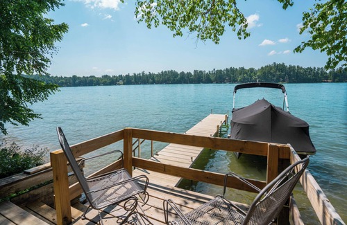 Wild Rose House | Beautiful Lake Home with large private frontage on crystal clear spring-fed lake