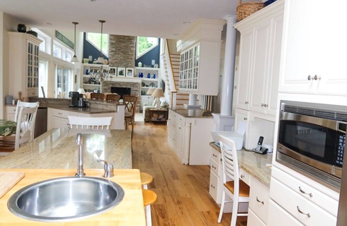 Moultonborough House | Beautiful Lake Winnipesaukee home with private beach and 60 foot dock
