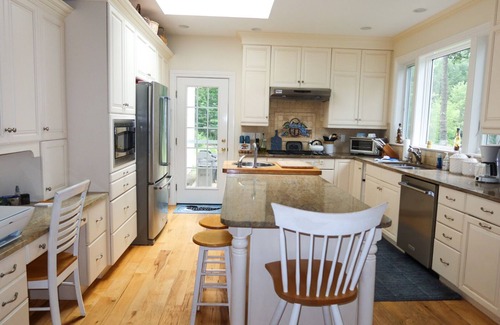 Moultonborough House | Beautiful Lake Winnipesaukee home with private beach and 60 foot dock