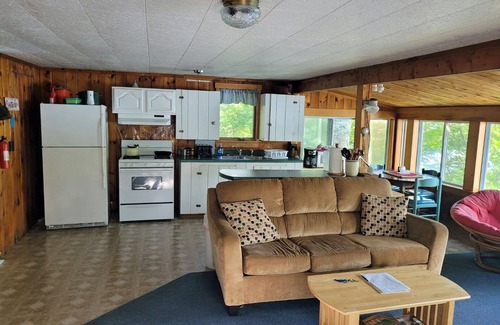 Lucerne-in-Maine Cottage | Beautiful Lakefront Cottage with Mountain Views