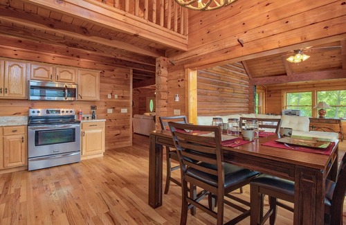 Maggie Valley Cabin | Beautiful Log Cabin with Panoramic Views