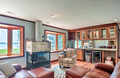 Bowleys Quarters House | Beautiful Middle River Retreat w/ Boat Dock!