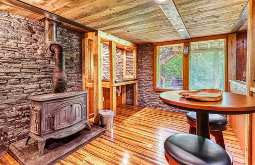 Morrisville House | Beautiful, modern home w/ a spacious deck, pool table, & multiple fireplaces