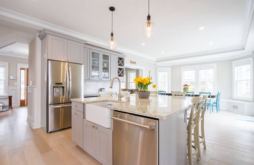 Asbury Park House | Beautiful modern Victorian home with a 14’x21’ Inground salt water pool.